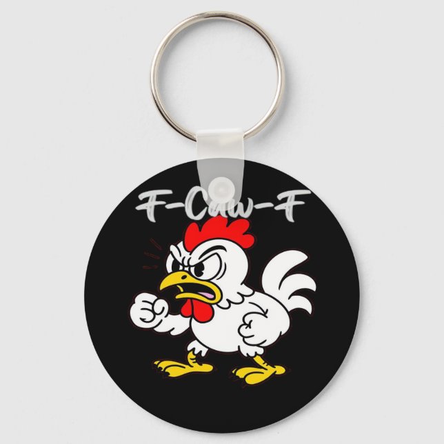 F-Caw-F Klassisk Kreativ Ledig Nyckelring (Framsida)