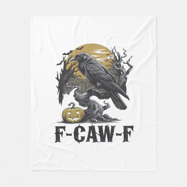 F-Caw-F Klassisk Minimal Design Fleecefilt (Framsidan)