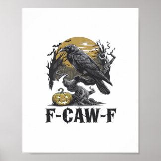 F-Caw-F Klassisk Minimal Design Poster