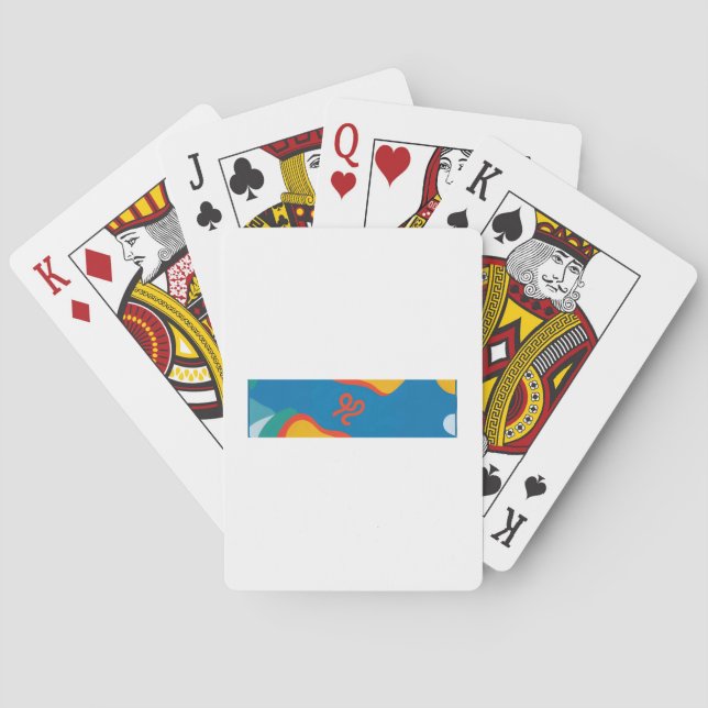 F-Caw-F Klassisk Minimal Ren Casinokort (Baksidan)