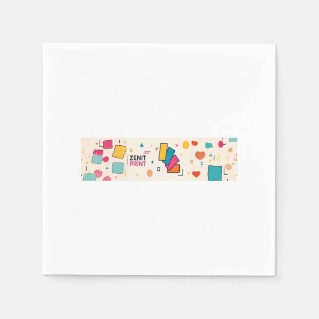 F-Caw-F Klassisk Minimal Ren Pappersservett (Framsidan)