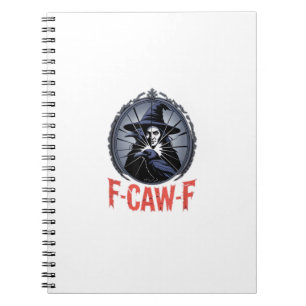 F-Caw-F Klassisk Retro Grafik Anteckningsbok