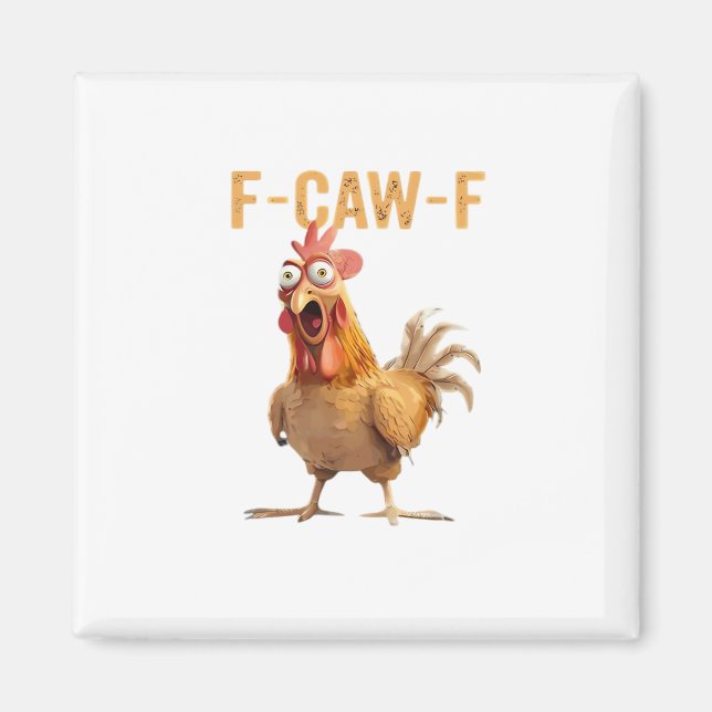 F-Caw-F Klassisk Retro Stil Magnet (Framsidan)