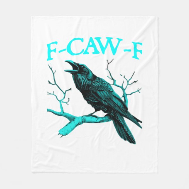 F-Caw-F Klassisk Rolig Trendig Fleecefilt (Framsidan)