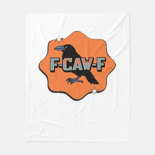 F Caw F Klassisk Trendig Casual Stil Fleecefilt (Framsidan)