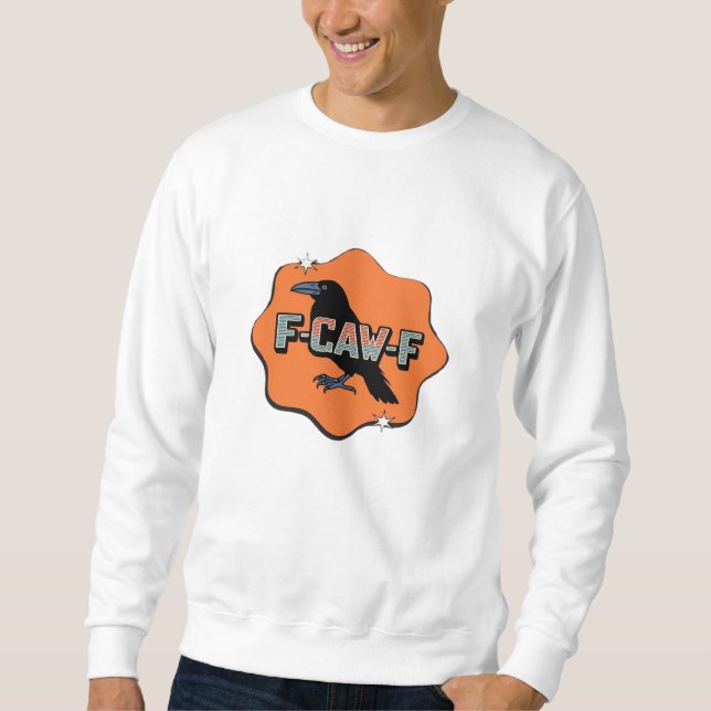 F Caw F Klassisk Trendig Casual Stil Lång Ärmad Tröja (Framsida)
