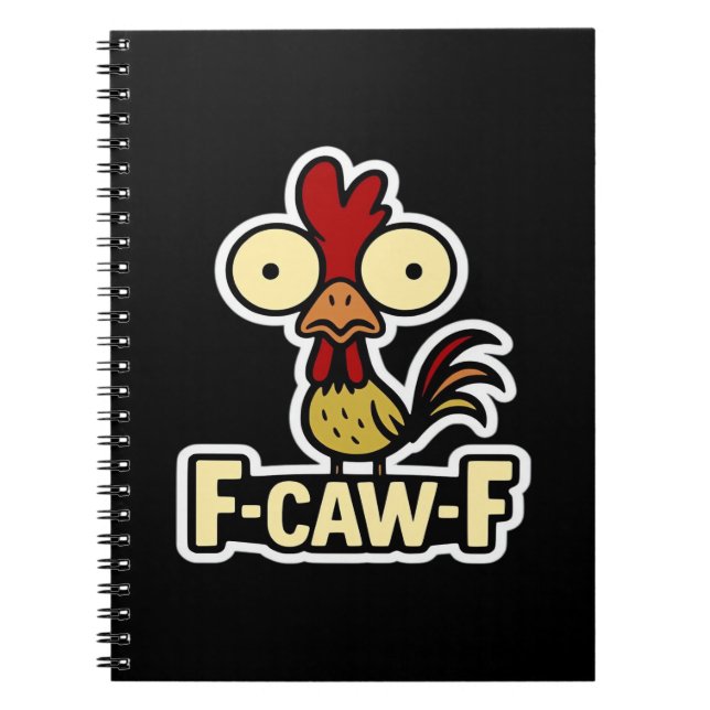 F-Caw-F Klassisk Vintage-grafik Anteckningsbok (Framsidan)