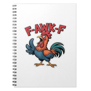 F-Caw-F Klassiskt Coolt Unikt Anteckningsbok