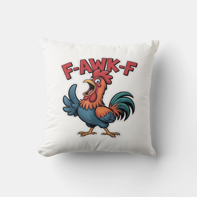 F-Caw-F Klassiskt Coolt Unikt Kudde (Framsida)