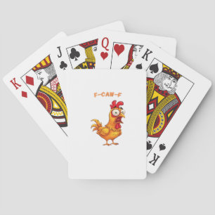 F-Caw-F Klassiskt Roligt Citat Casinokort