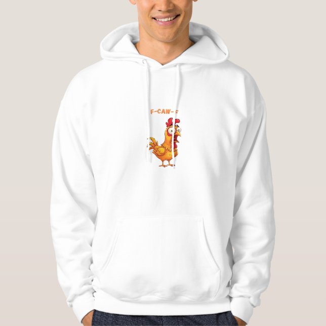 F-Caw-F Klassiskt Roligt Citat Hoodie (Framsida)