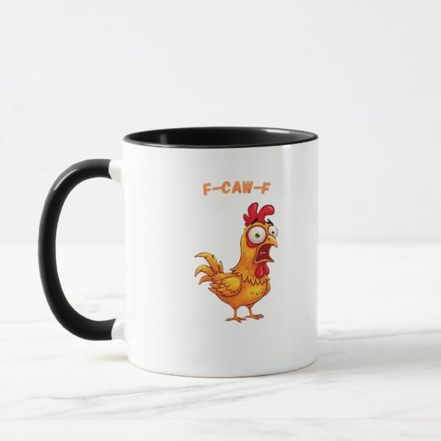 F-Caw-F Klassiskt Roligt Citat Mugg (Vänster)