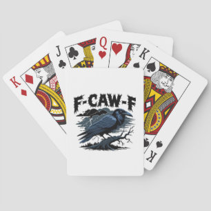 F-Caw-F Komfort Stöd Ditt Mord Viktigt Roligt Casinokort