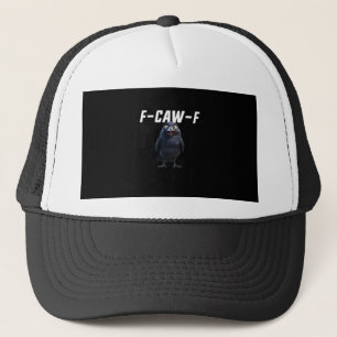 F Caw F Korp Rolig Utrustning Kreativ Stil Keps