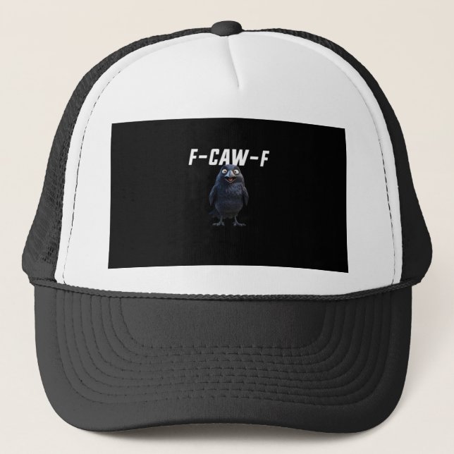F Caw F Korp Rolig Utrustning Kreativ Stil Keps (Framsida)