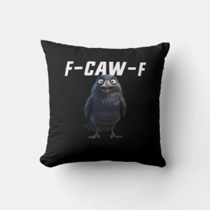F Caw F Korp Rolig Utrustning Kreativ Stil Kudde