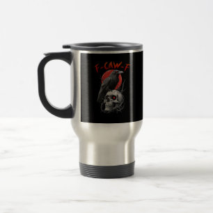 F-Caw-F Kråka Rolig F-Caw-F Estetisk Design Resemugg