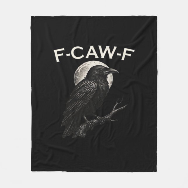 F-Caw-F Kråka Rollig Kråka F-Caw-F Tillbehör Minim Fleecefilt (Framsidan)