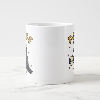 F-CAW-F Kråkmugg | Rolig F Caw F Kaffemugg Jumbo Mugg