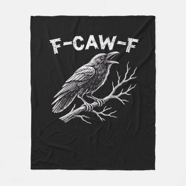 F-Caw-F Kreativ stil Fleecefilt (Framsidan)