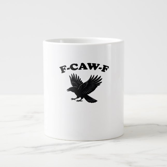 F-Caw-F Kreativ stil Jumbo Mugg (Framsidan)