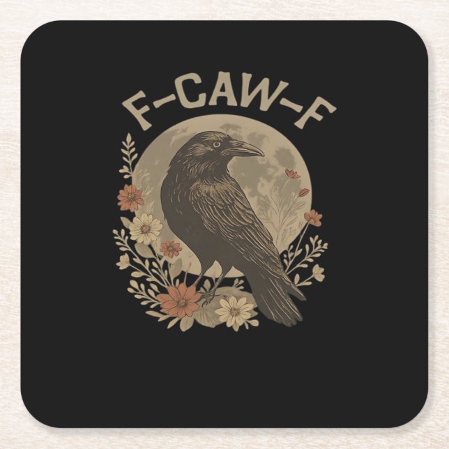 F-Caw-F Kreativ stil Underlägg Papper Kvadrat (Framsidan)