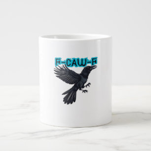 F Caw F Kreativt Casualt Mode Jumbo Mugg