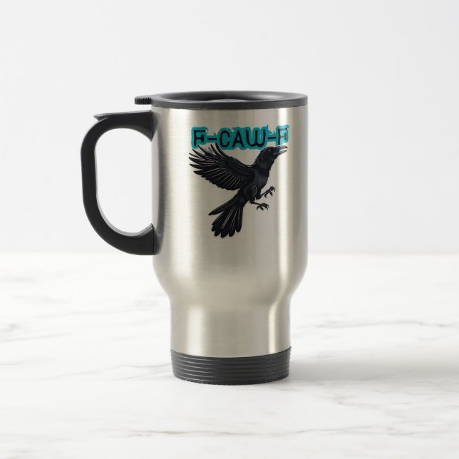 F Caw F Kreativt Casualt Mode Resemugg (Vänster)