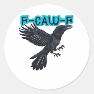 F Caw F Kreativt Ledigt Stilar Runt Klistermärke