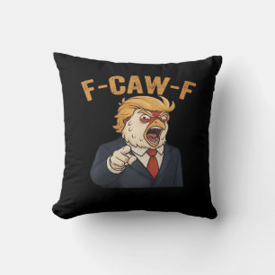 F-Caw-F Kyckling Anti Klassisk Vintage Grafisk Kudde