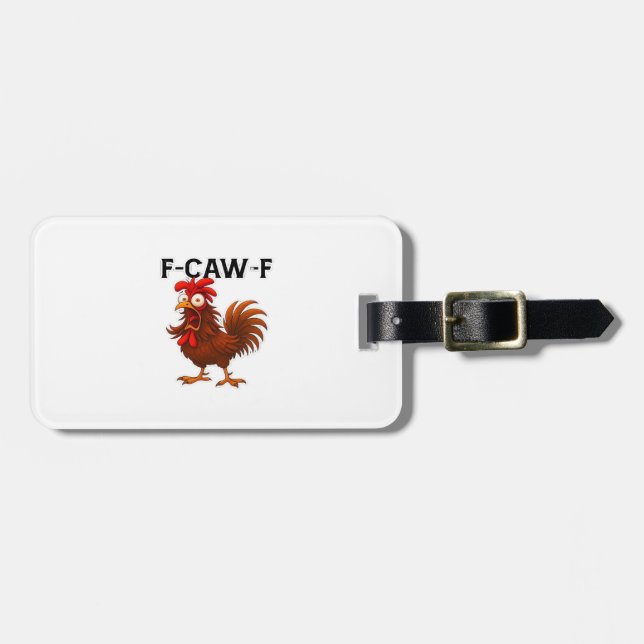 F-Caw-F Kyckling Classic Bagagebricka (Horisontell Framsida)