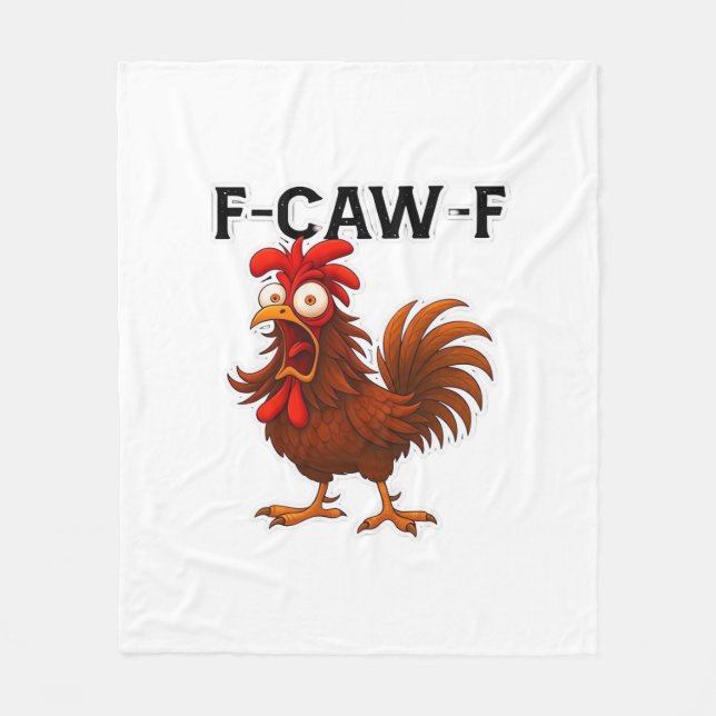 F-Caw-F Kyckling Classic Fleecefilt (Framsidan)