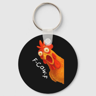 F-Caw-F Kyckling Essential Classic Retro Nyckelring
