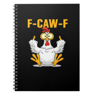 F-Caw-F-Kyckling Essential Rolig Trendig Anteckningsbok