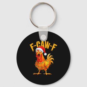 F-caw-f Kyckling Fcawf Kyckling Julbelysning Sant Nyckelring