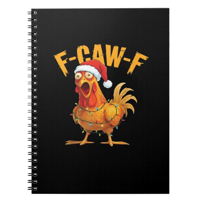 F-Caw-F Kyckling Julviktig Anteckningsbok (Framsidan)
