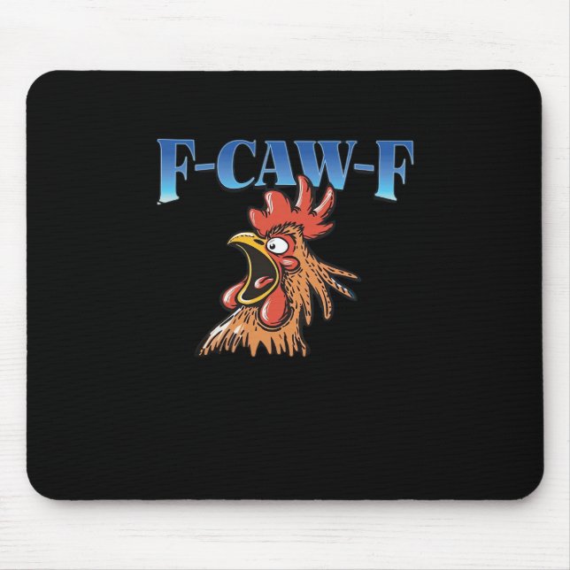 F-Caw-F Kyckling Klassisk Cool Unik Musmatta (Framsidan)