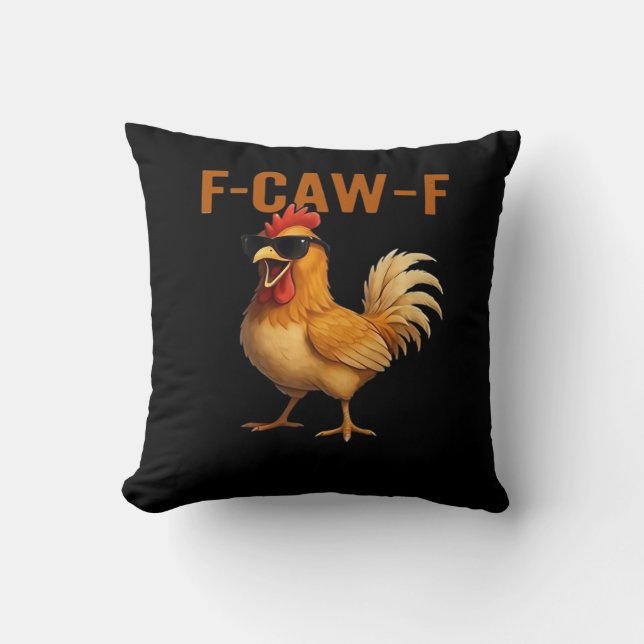 F-Caw-F Kyckling Klassisk Estetisk Design Kudde (Framsida)