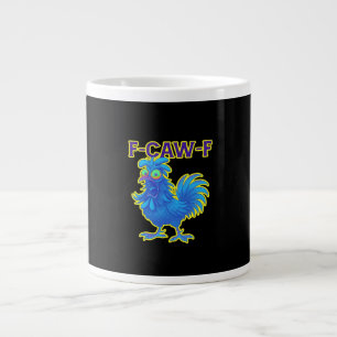 F-Caw-F Kyckling Klassisk Kreativ Ledig Jumbo Mugg
