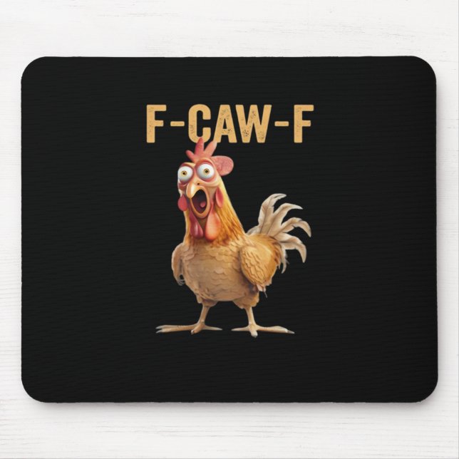 F-Caw-F Kyckling Klassisk Kreativ Ledig Musmatta (Framsidan)