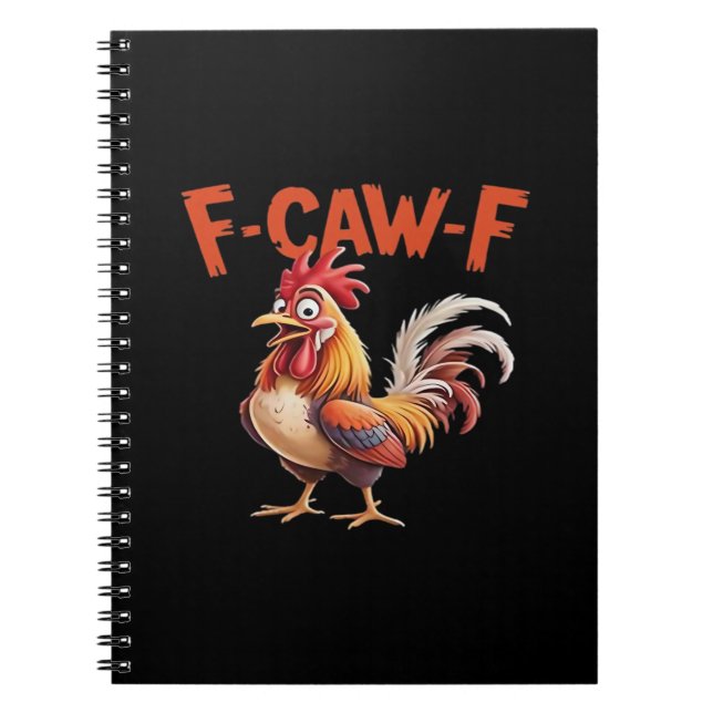 F-Caw-F Kyckling Klassisk Kreativ Stil Anteckningsbok (Framsidan)