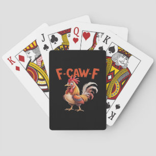 F-Caw-F Kyckling Klassisk Kreativ Stil Casinokort