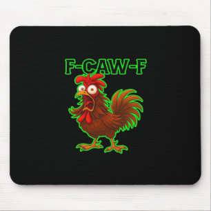 F-Caw-F Kyckling Klassisk Retro Grafik Musmatta