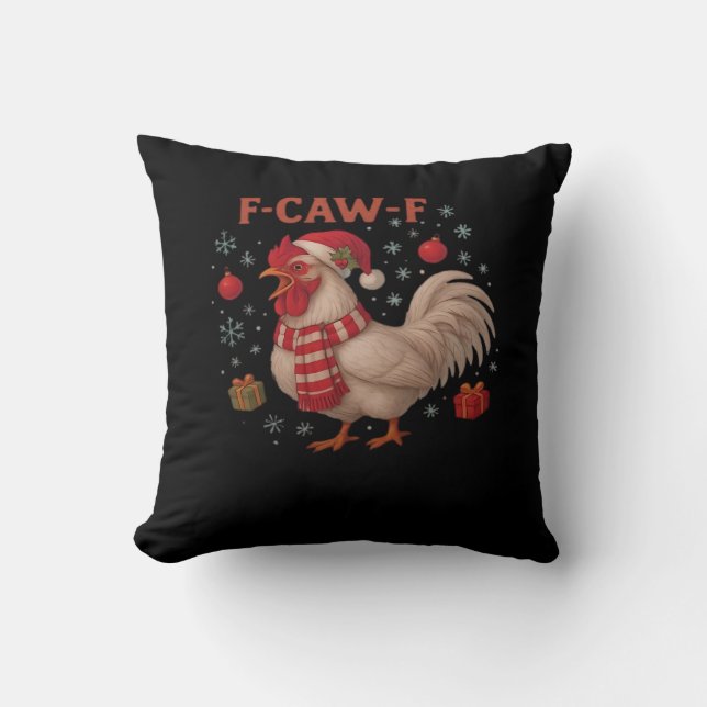 F-Caw-F Kyckling Klassisk Trendig Casual Kudde (Framsida)