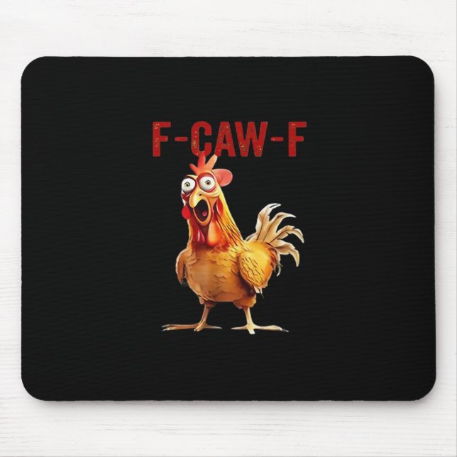 F-Caw-F Kyckling Klassisk Vintagekonst Musmatta (Framsidan)