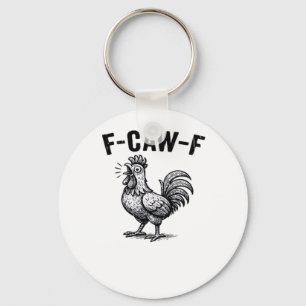 F-Caw-F Kyckling Kreativt Ledigt Nyckelring