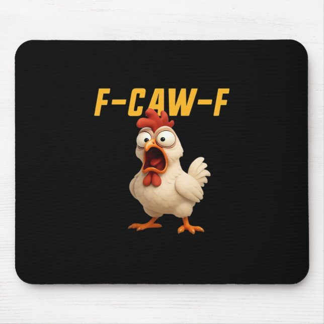 F-Caw-F Kyckling Rolig Kyckling F-Caw-F Utrustning Musmatta (Framsidan)