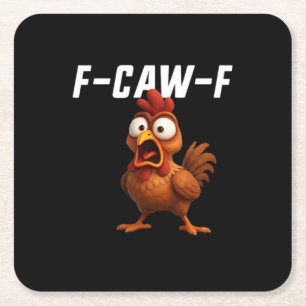 F-Caw-F Kyckling Rollig Kyckling F-Caw-F Gear Cool Underlägg Papper Kvadrat