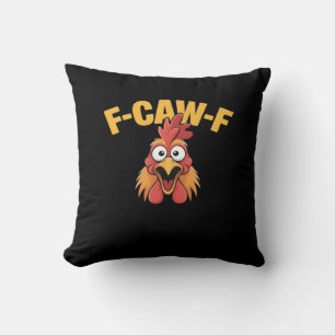 F-Caw-F Kyckling Rollig Kyckling Kreativ Grafik Kudde