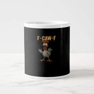 F-Caw-F Kyckling Väsentlig Estetisk Casual Jumbo Mugg